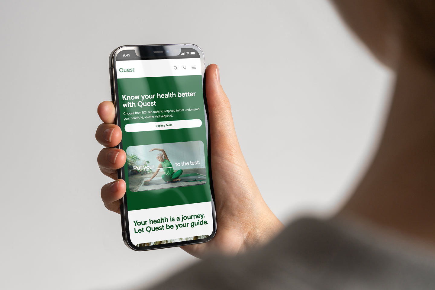 Quest iPhone mockup
