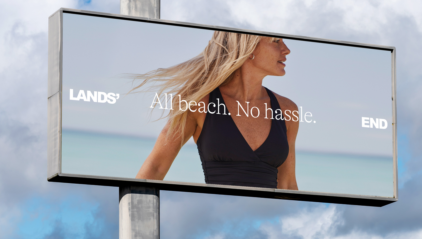 Lands End billboard